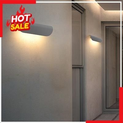 Đèn Tường Vách Ngang Thân Trắng | TE-026 IP65 EURO